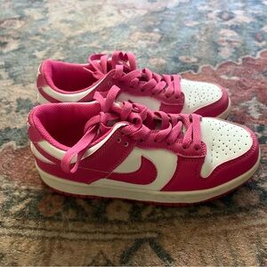 Nike Pink and White Women's Sneakers